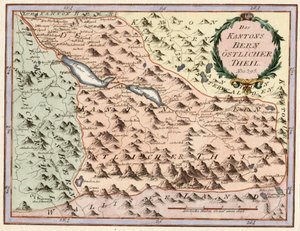 Eastern Part of the Canton of Bern. No. 395. Engraving, ca. 1 by Franz Johann Joseph von Reilly